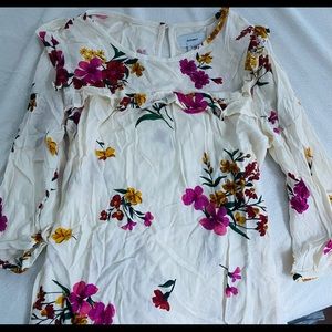 Flowered blouse